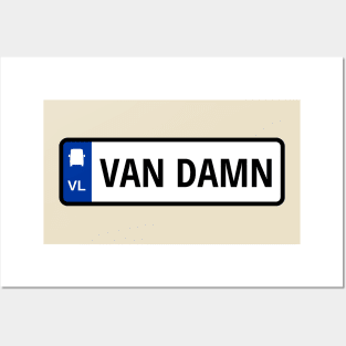 VAN DAMN License Posters and Art